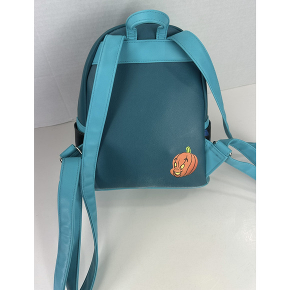 Loungefly Casper The Friendly Ghost Pumpkin Costume Mini Backpack Dark Forest - Picture 7 of 16